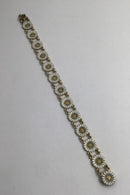 A Michelsen Gold Plated Sterling Silver Marguerite Bracelet