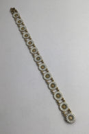 A Michelsen Gold Plated Sterling Silver Marguerite Bracelet