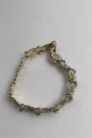 A Michelsen Gold Plated Sterling Silver Marguerite Bracelet