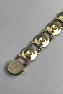 A Michelsen Gold Plated Sterling Silver Marguerite Bracelet