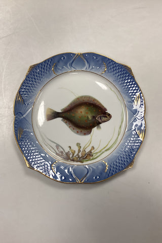 Royal Copenhagen Blåt Fiskestel Tallerken No. 19/3002