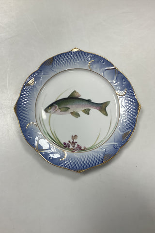 Royal Copenhagen Blåt Fiskestel Tallerken No. 19/3002