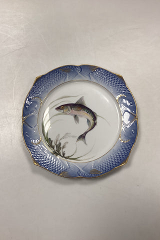 Royal Copenhagen Blåt Fiskestel Tallerken No. 19/3002