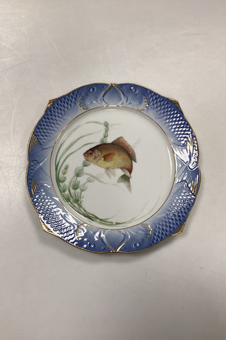 Royal Copenhagen Blåt Fiskestel Tallerken No. 19/3002