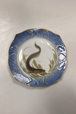 Royal Copenhagen Blåt Fiskestel Tallerken No. 19/3002