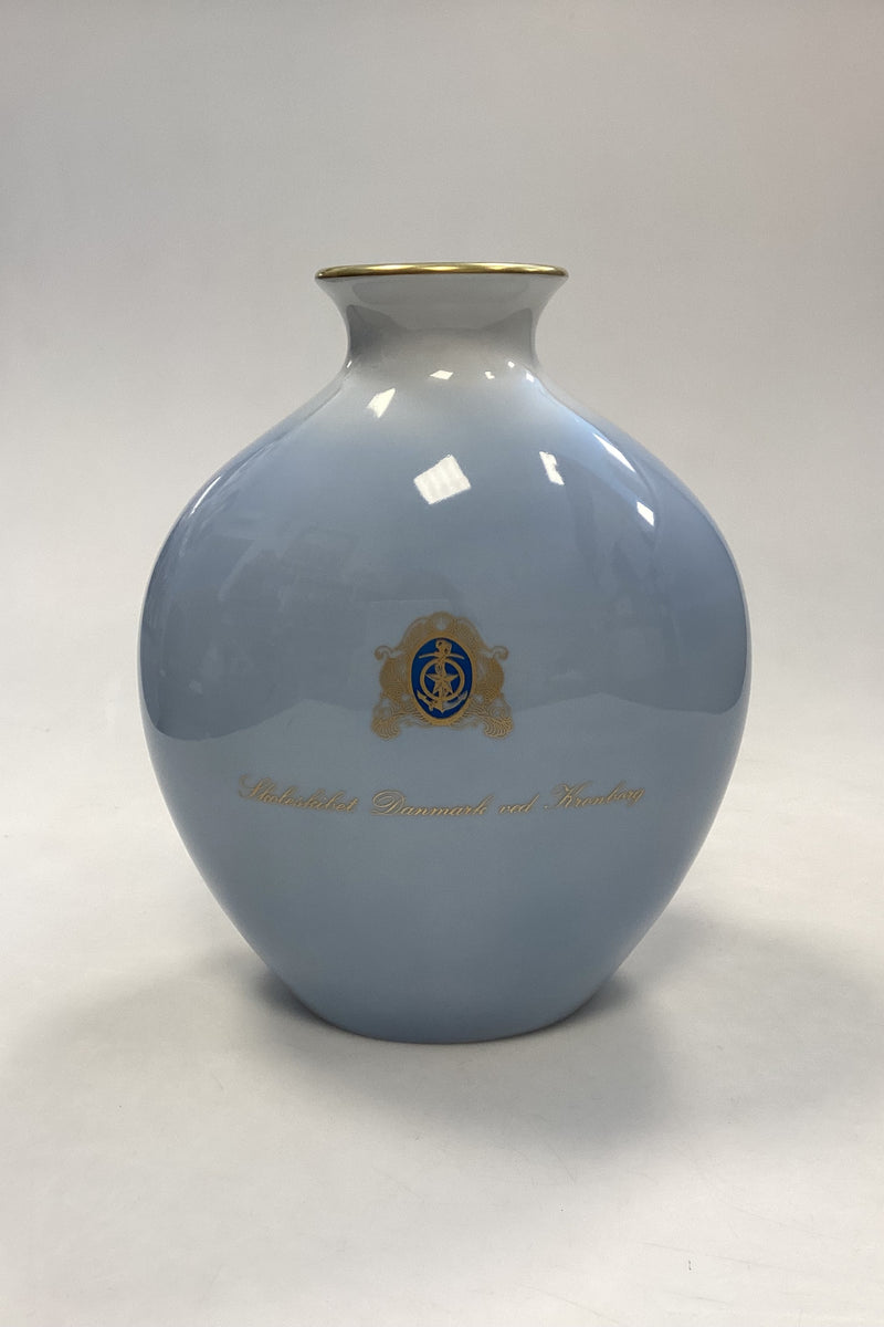 Bing and Grondahl Art Nouveau Vase - Skoleskibet Danmark No. 8872/5506