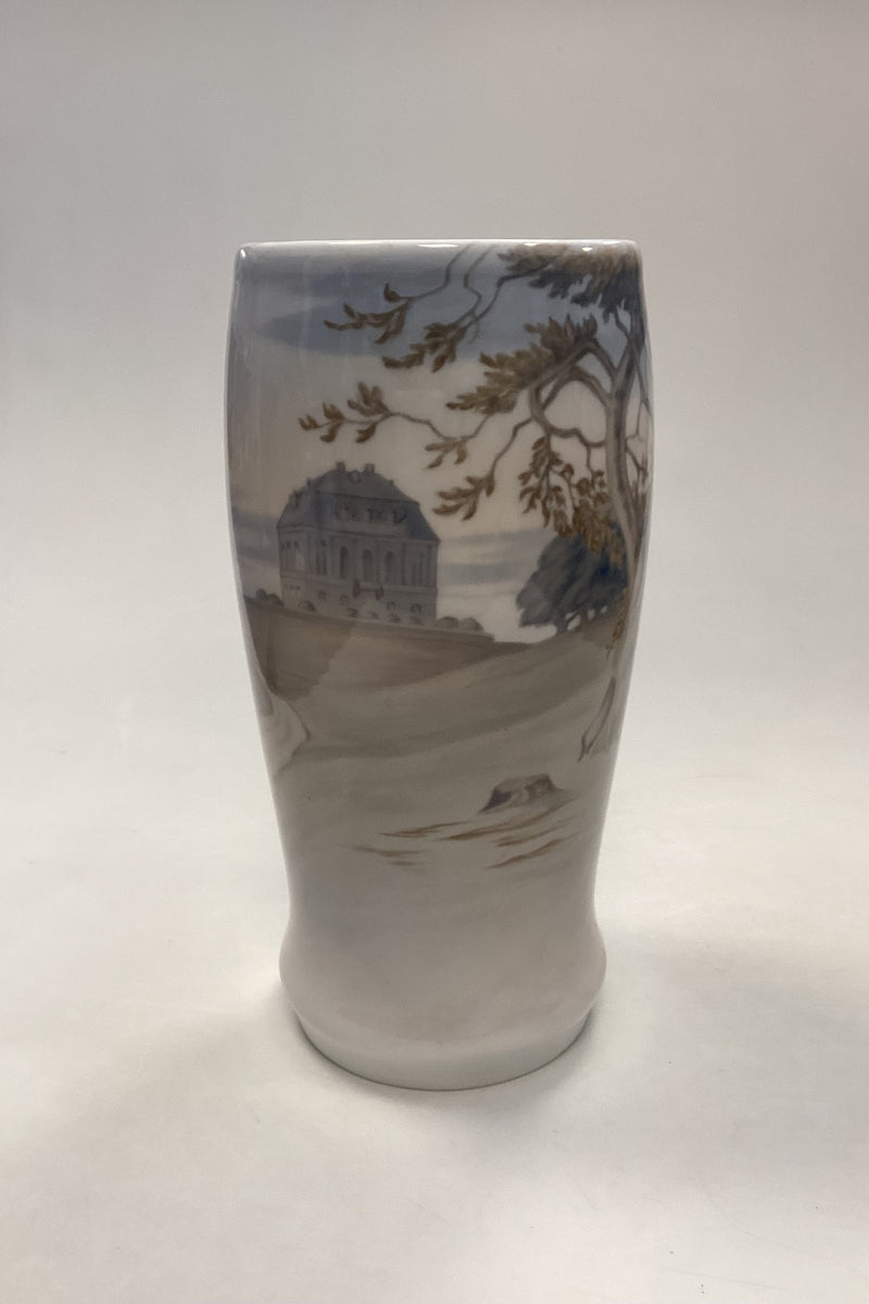 Bing and Grondahl Art Nouveau Vase - Hermitage Palace No. 6094/95
