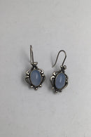 Georg Jensen Sterling Sølv Års Øreringe 2019 (Månesten)