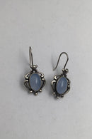 Georg Jensen Sterling Sølv Års Øreringe 2019 (Månesten)