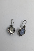 Georg Jensen Sterling Sølv Års Øreringe 2019 (Månesten)