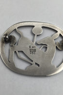 Georg Jensen Sterling Sølv Broche &nbsp;No. 256 Hjort