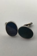 Georg Jensen Sterling Sølv Manchetknapper No. A26 (Labradorit)