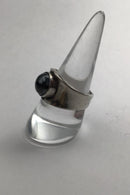 Georg Jensen Sterling Sølv Ring No. 124 Hæmatit
