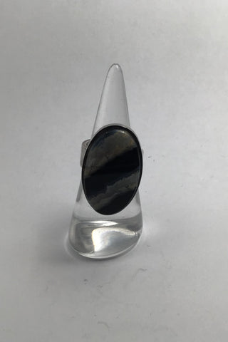 Georg Jensen Sterling Silver Ring No. 188B (Agate)
