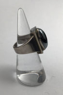 Georg Jensen Sterling Sølv Ring No. 84A (Hæmatit)