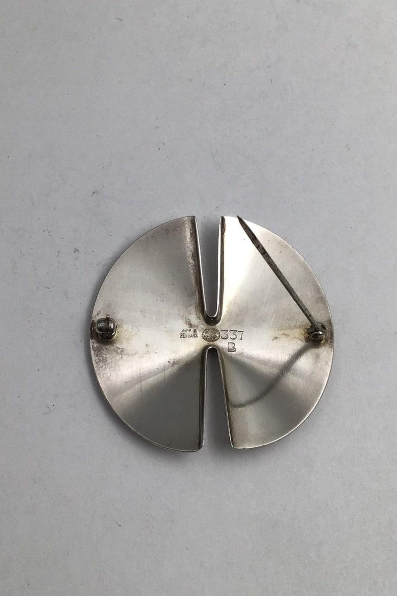 Georg Jensen Sterling Sølv Broche No. 337B Nanna Ditzel