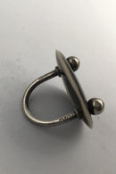 Royal Copenhagen / A Michelsen Porcelæn / Sterling Sølv Moderne Ring