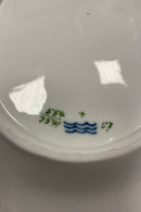 Royal Copenhagen Flora Danica Hvid Bladformet Assiet No. 554 / 3541