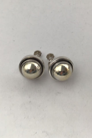Georg Jensen Sterling Sølv Øreringe No. 86D (Skruer)