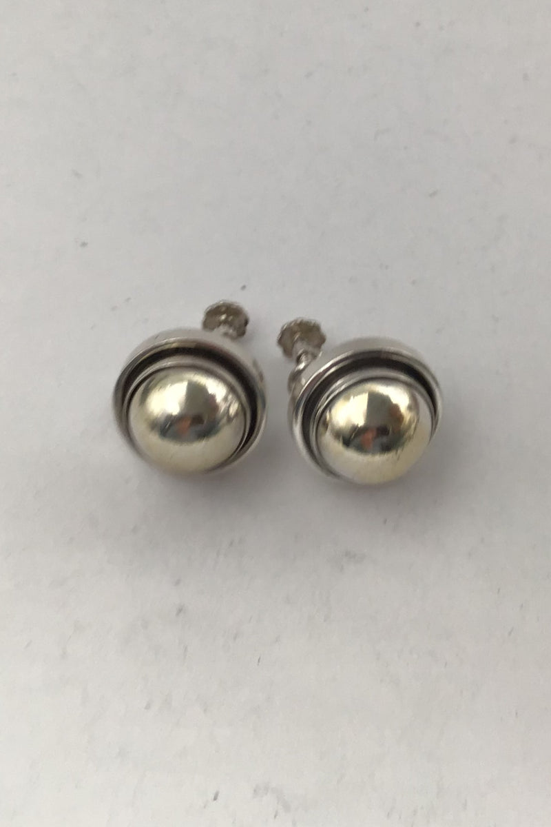 Georg Jensen Sterling Sølv Øreringe No. 86D (Skruer)