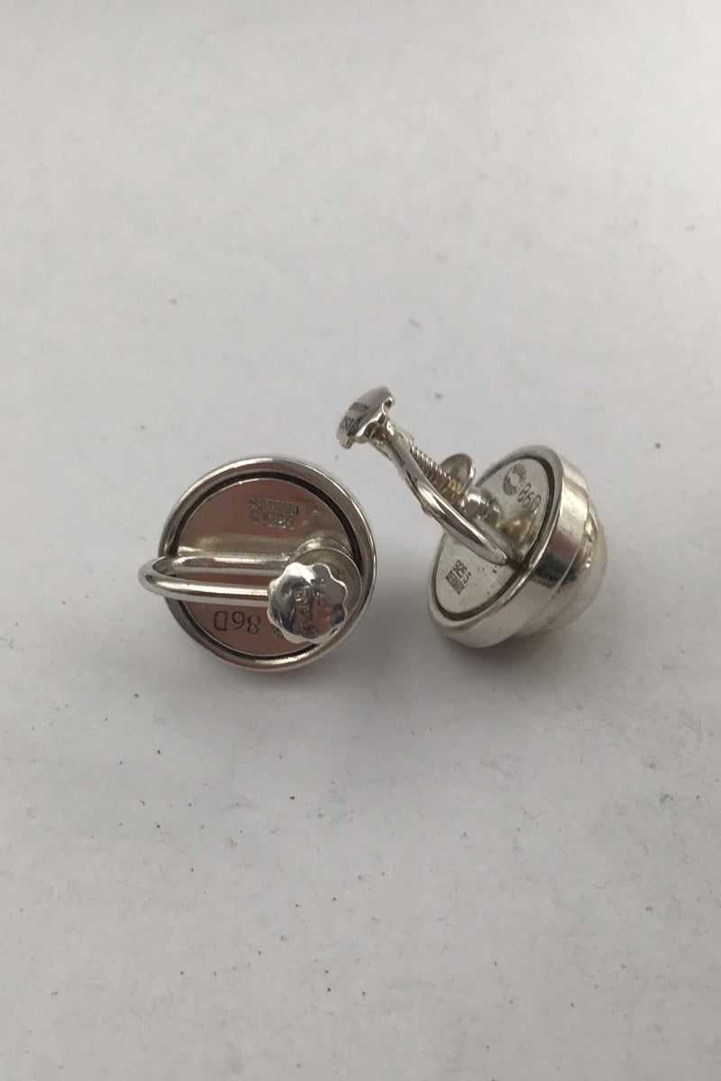 Georg Jensen Sterling Sølv Øreringe No. 86D (Skruer)