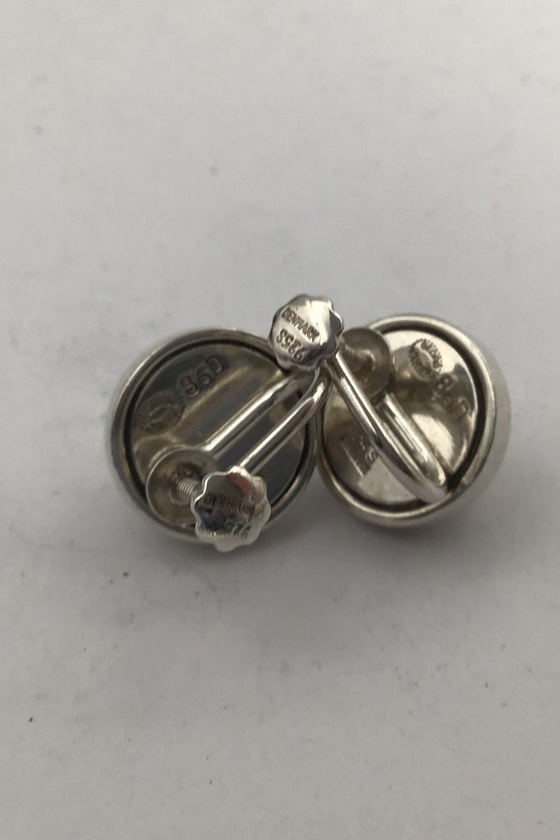 Georg Jensen Sterling Sølv Øreringe No. 86D (Skruer)