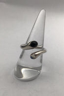Georg Jensen Sterling Sølv Ring No. 263 Carnival (Månesten og Onyx)