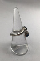 Georg Jensen Sterling Sølv Ring No. 263 Carnival (Månesten og Onyx)