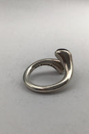 Georg Jensen Sterling Sølv Ring No. 263 Carnival (Månesten og Onyx)