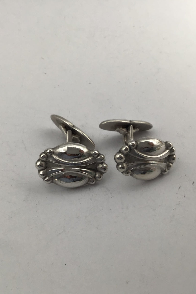Georg Jensen Sterling Sølv Manchetknapper No. 22