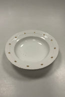 Royal Copenhagen Flora Danica Hvid Dybtallerken No. 554 / 3545