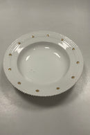 Royal Copenhagen Flora Danica Hvid Dybtallerken No. 554 / 3545