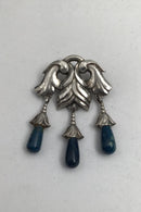 Tidlig Georg Jensen Sølv Broche No. 132