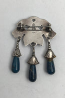 Tidlig Georg Jensen Sølv Broche No. 132