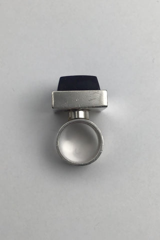 Hans Hansen Sterling Sølv Ring Lapis Lazuli
