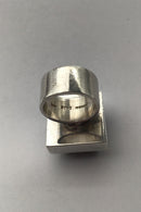 Hans Hansen Sterling Sølv Ring Lapis Lazuli