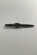 Georg Jensen Sterling Sølv Slipsenål No. 201 Hæmatit