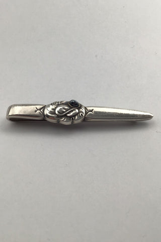 Georg Jensen Sterling Sølv Slipsenål No. 201 Hæmatit