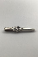 Georg Jensen Sterling Sølv Slipsenål No. 201 Hæmatit