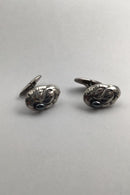 Georg Jensen Sterling Sølv Manchetknapper No. 10 Hæmatit