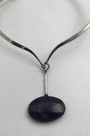 Georg Jensen Sterling Sølv Torun Halsring No. 169 og Vedhæng No. 133&nbsp;