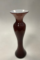 Holmegaard Vase i lilla Glas
