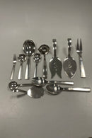 Hingelberg Sterling Sølv Bestik No 11 til 12 personer 94 dele Svend Weirauch