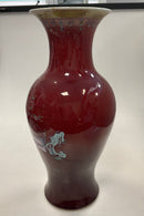 Orientalsk Kinesisk Vase i sang de boeuf samt med dekoration