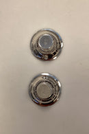 2 stk. Georg Jensen Lysmanchetter i Sterling Sølv