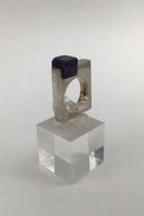Uwe Helmuth Moltke Sterling Sølv Ring (Sodalit)