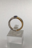 Georg Jensen 18K Guld Ring No. 15 (Safir)