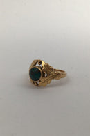 Georg Jensen 18K Guld Ring No. 208 (Turkis) (1930 - 1945)