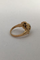 Georg Jensen 18K Guld Ring No. 208 (Turkis) (1930 - 1945)