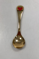 Georg Jensen Årsske 2001 i forgyldt Sterling Sølv
